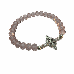 Pulsera cristal nudo de bruja